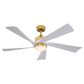 Vaxcel Redmond 52" Integrated LED Ceiling Fan in Satin Brass, , large