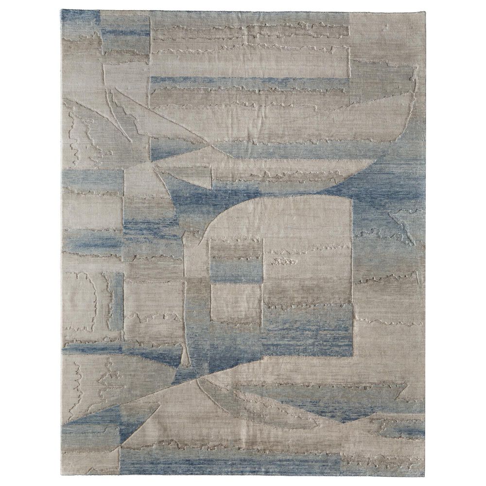Feizy Rugs Jaxson JXN39PXF Blue and Multi 10" x 14" Area Rug, , large