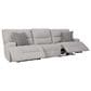 Ashley Acklen Place 3-Piece Power Symmetrical Reclining Sofa in Pewter, , large