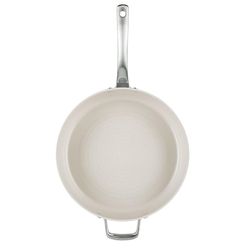 Circulon 5-Quart Ceramic Nonstick Saute Pan with Lid in Pearl White, , large