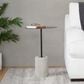 Lumisource Symbol Side Table in Concrete and Black Steel, , large