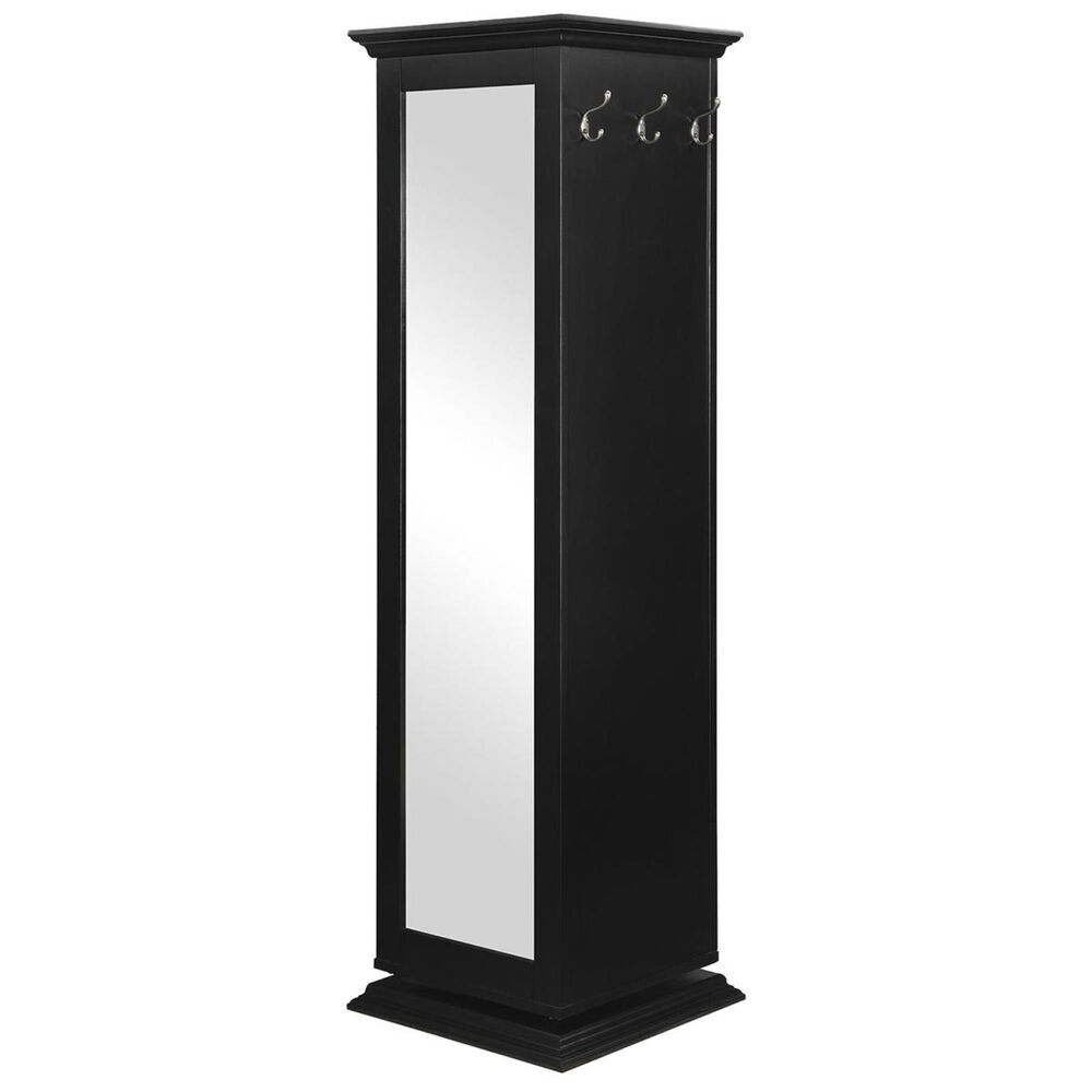 Pacific Landing Swivel Storage Cabinet in Black, , large