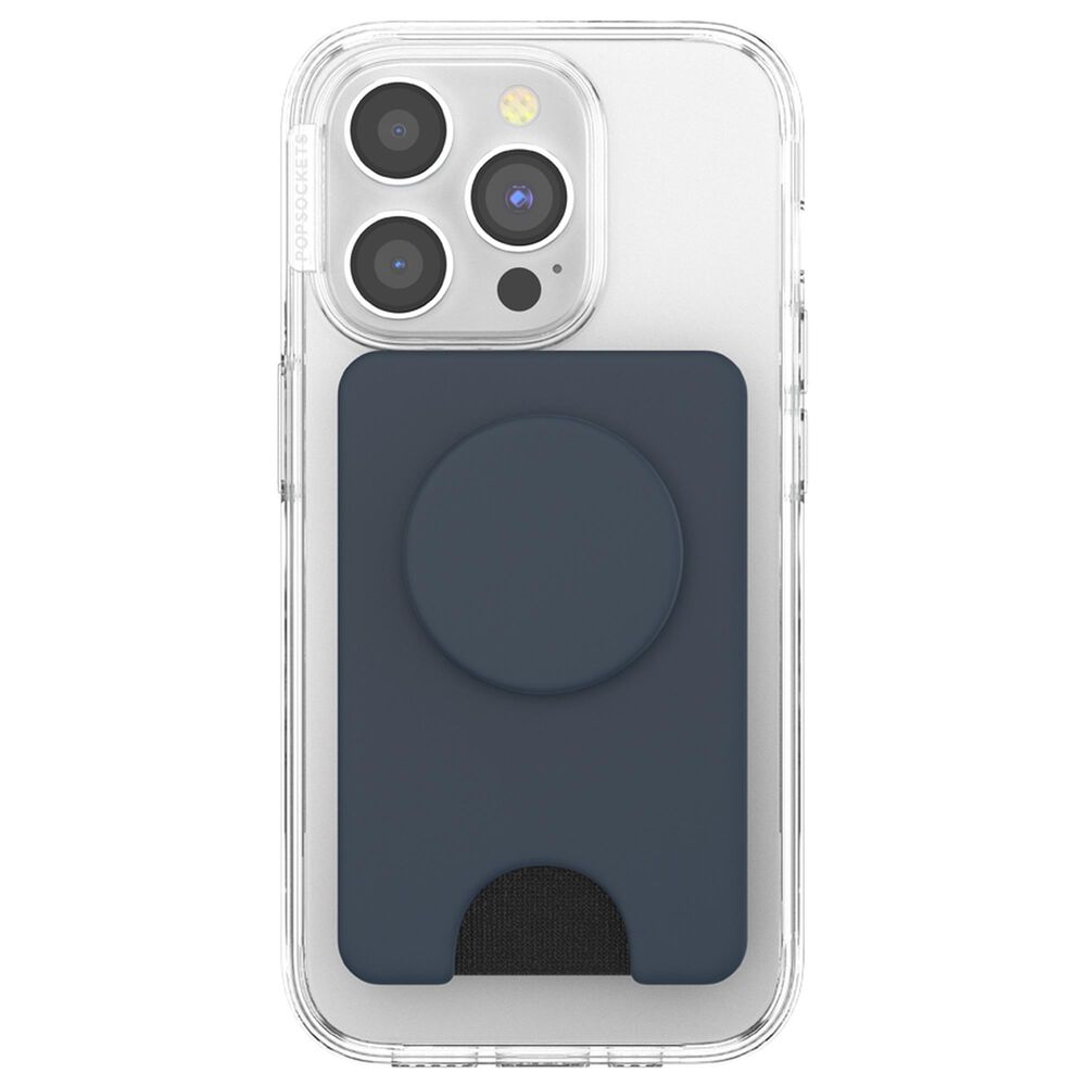 PopSockets MagSafe PopWallet Plus with PopGrip in Navy Blue, , large
