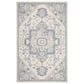 Safavieh Micro-Loop 4" x 6" Ivory and Blue Area Rug, , large