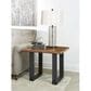 Linden Boulevard Brownstone II End Table in Nut Brown and Black, , large