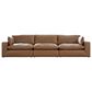 Ashley Emilia 3-Piece Stationary Symmetrical Sectional Sofa in Caramel, , large