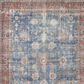 Loloi Loren LQ-01 7"6" x 9"6" Blue and Brick Area Rug, , large