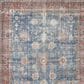 Loloi Loren LQ-01 7"6" x 9"6" Blue and Brick Area Rug, , large