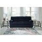 Ashley SimpleJoy Stationary Sofa in Navy, , large