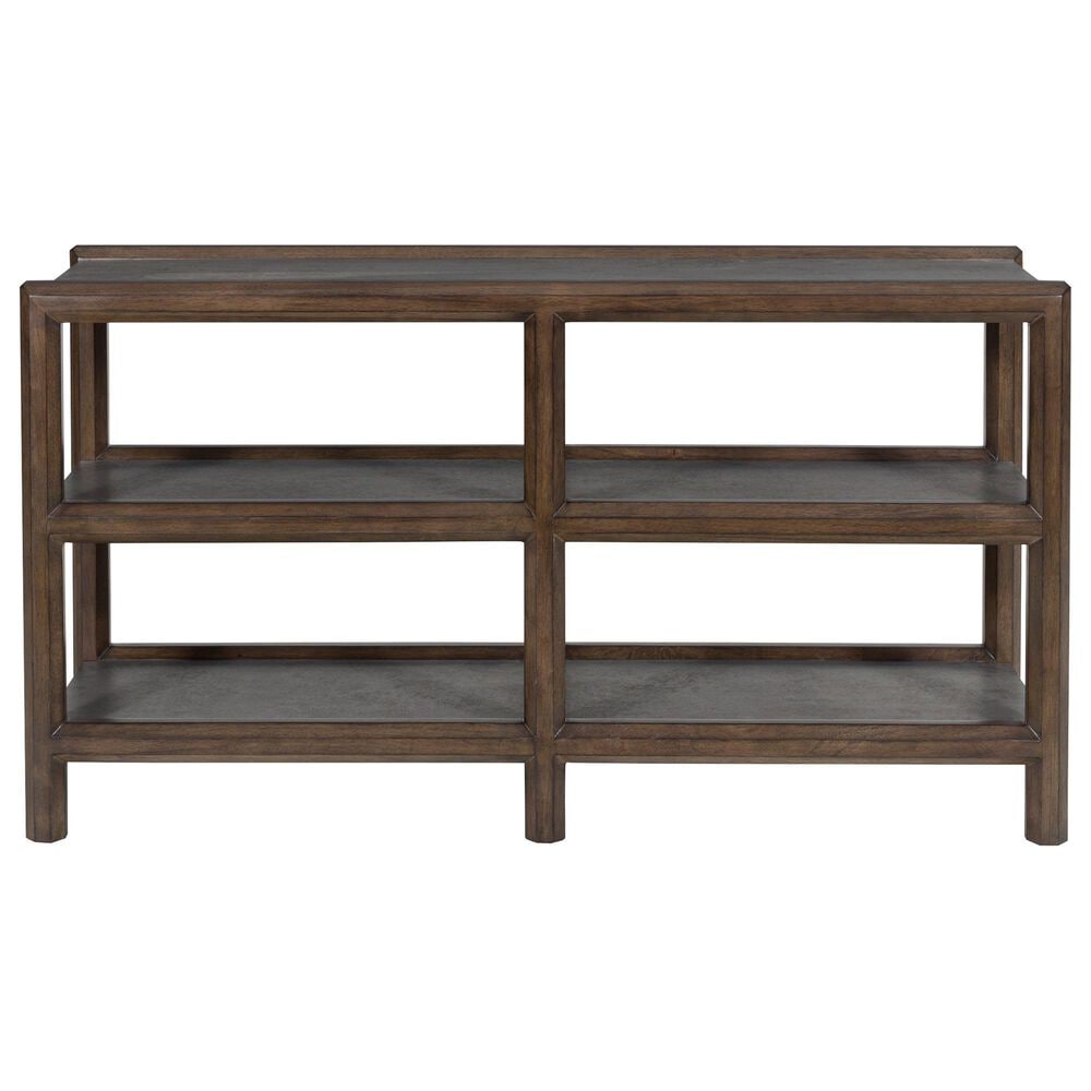 Ashley Kallenny Sofa Table in Dark Brown and Gray, , large