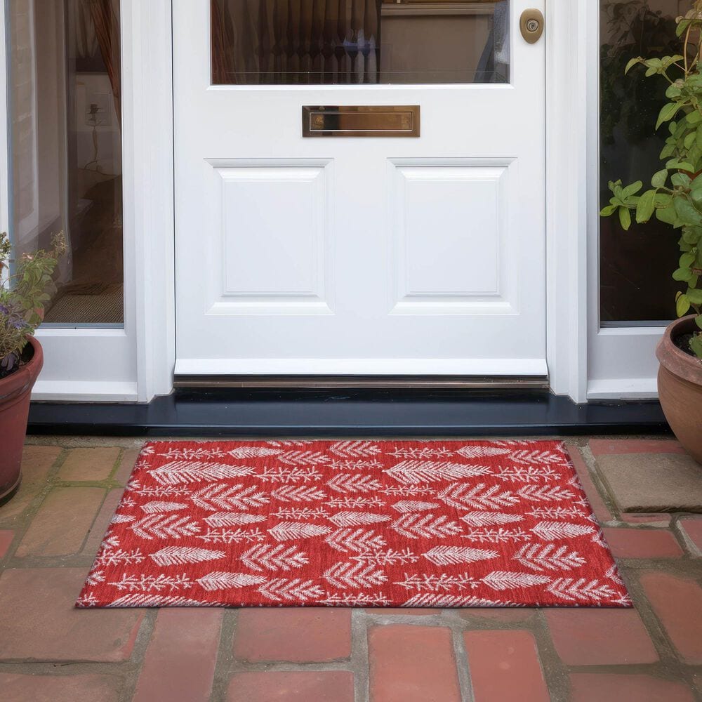 Dalyn Rug Company Wonderland WN21 2&#39;6&quot; x 3&#39;10&quot; Red Indoor/Outdoor Area Rug, , large