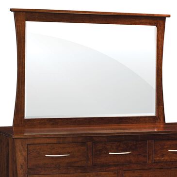 Simply Amish Garrett Dresser Mirror in Mocha Nut Cherry, , large