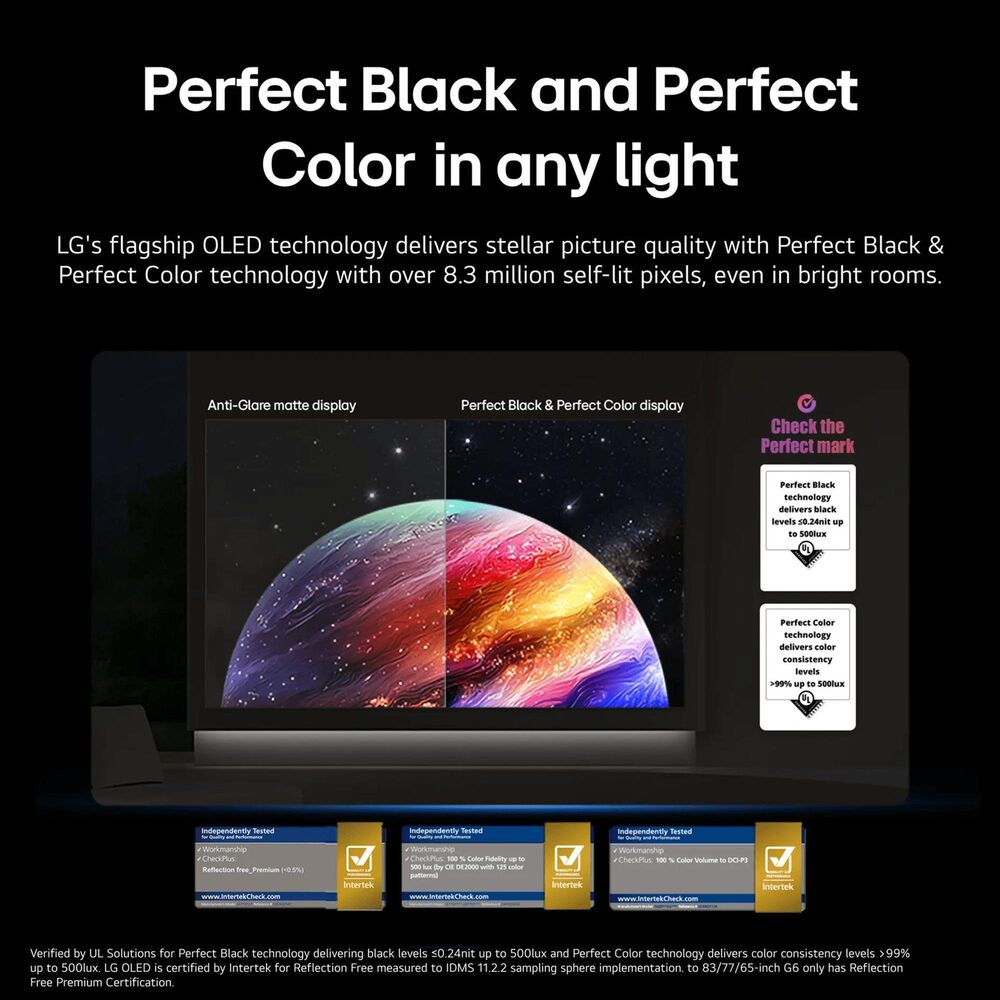 LG 48" Class C6 Series 4K OLED evo AI - Smart TV with 3.1.1 Channel Soundbar System in Black, , large