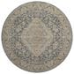 Dalyn Rug Company Hatay 8" Round Charcoal Area Rug, , large