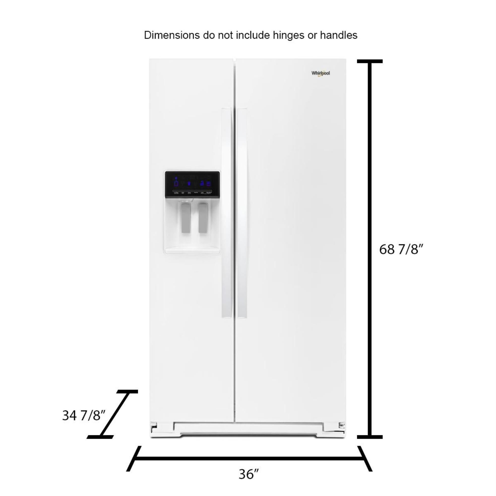 Whirlpool 28 cu ft sales refrigerator