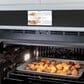 Cafe 30"" Built-In Convection Single Wall Oven with Brushed Bronze Handle in Matte White, , large