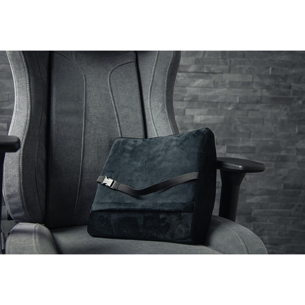 Arozzi Lumbar Support Pillow in Black, , large