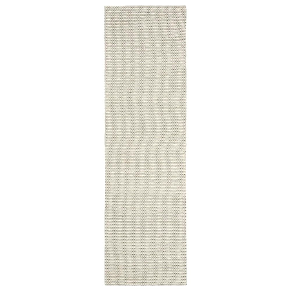 Safavieh Natura NAT801G 2"3" x 18" Silver and Ivory Runner, , large