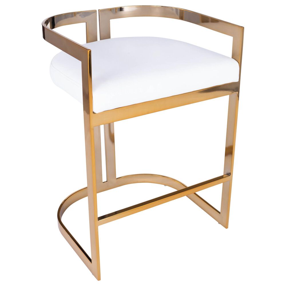 Butler Clarence Counter Stool in White, , large