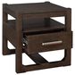 Ashley Breckington Square End Table in Dark Brown, , large