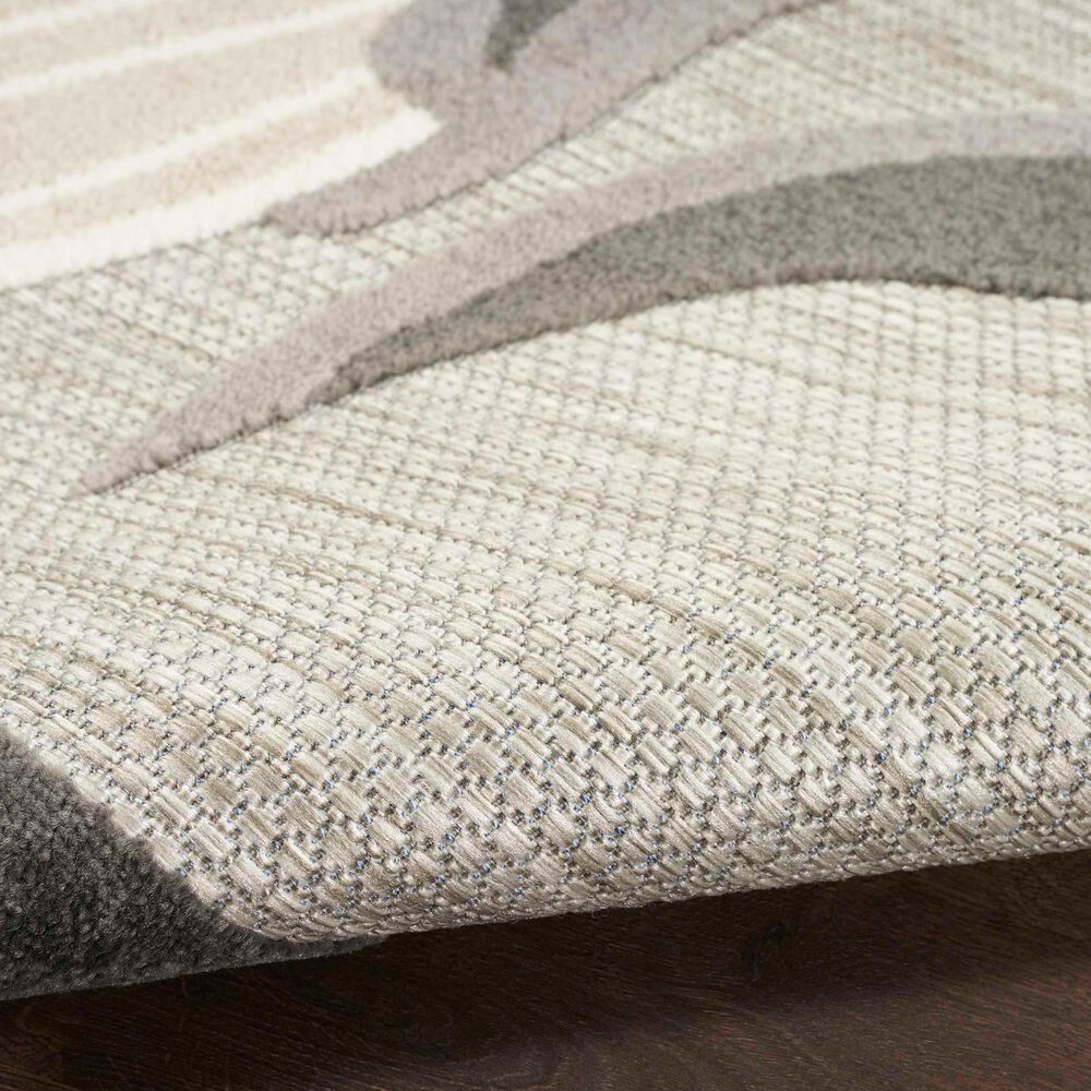 Nourison Aloha ALH33 2&#39;3&quot; x 8&#39; Beige Indoor/Outdoor Runner, , large