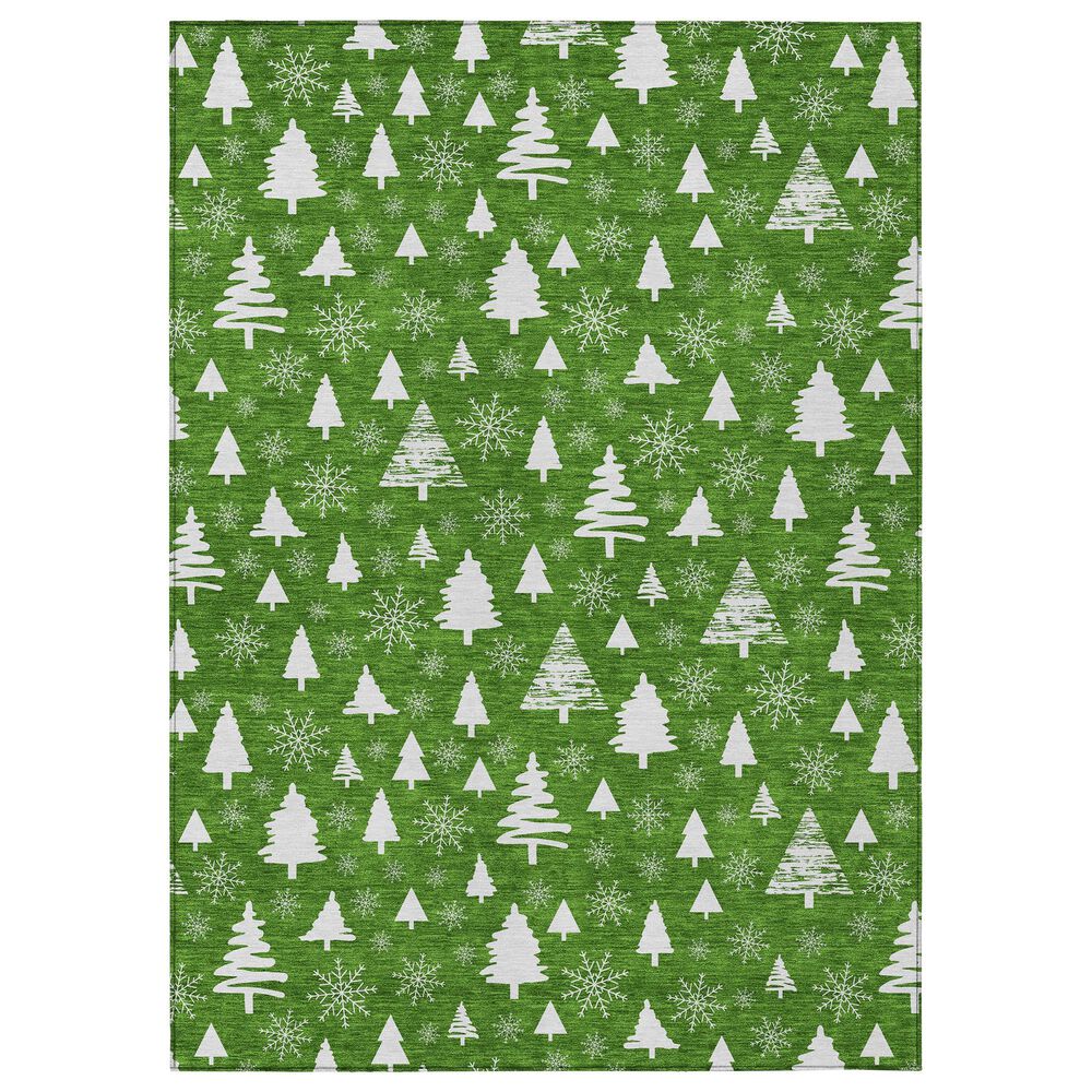 Dalyn Rug Company Wonderland WN23 3" x 5" Emerald Indoor/Outdoor Area Rug, , large