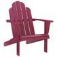 Linon Home Decor Adirondack Patio Chair in Red, , large