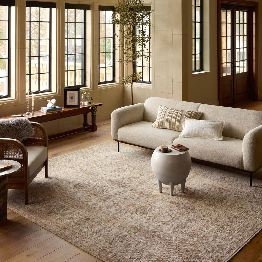 Loloi Heritage 4&#39; x 6&#39; Ivory and Natural Area Rug, , large
