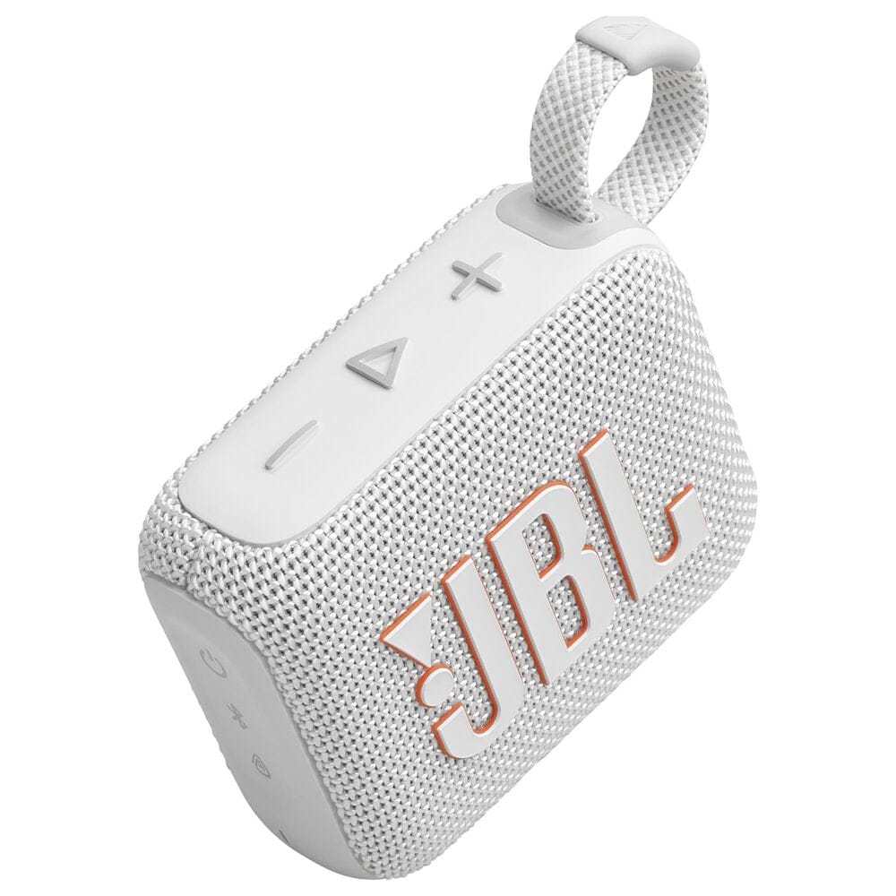 JBL Go 4 Portable Waterproof Bluetooth Speaker in White, , large