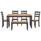 Ashley Gesthaven 5-Piece Rectangular Dining Set in Light Natural and Dark Brown, , large