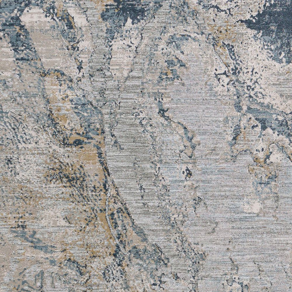Surya Brunswick Dusty Sage, Taupe, Light Gray, White, Pale Blue, Olive, Teal, Light Sage and Navy 7&#39;10&quot; Round Area Rug, , large