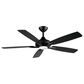 Minka-Aire Dyno 52" Ceiling Fan with Dark Walnut Blades in Coal, , large