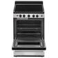 Whirlpool 24" Smooth Top Electric Range with Upswept in Stainless Steel, , large
