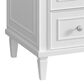 James Martin Vanities Lorelai 36" Single Vanity in Bright White with 3 cm White Zeus Quartz Top, , large