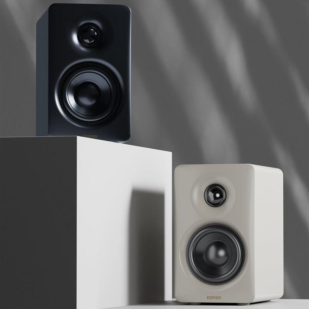 Edifier M60 2.0 Compact Desktop Bluetooth Speakers Pair in White, , large