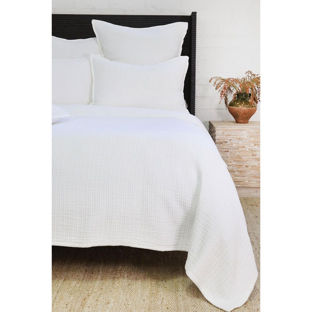 Pom Pom At Home Chatham Standard Sham in White, , large
