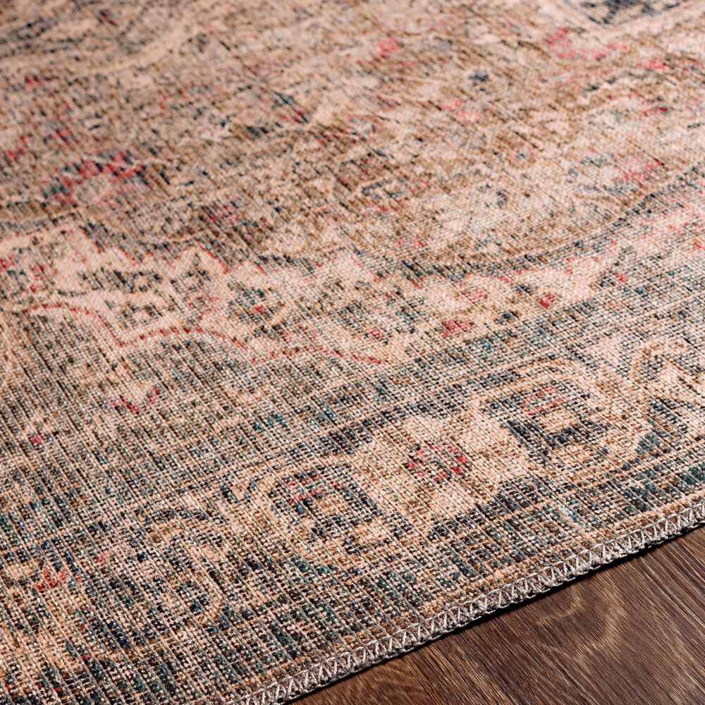 Surya Colin 2&#39;7&quot; x 12&#39; Dusty Sage, Olive, Red, Black and Beige Runner, , large