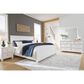 Ashley Fortman California King Panel Bed in White, , large