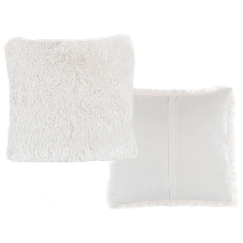 Timberlake 18&quot; Square Throw Pillow in White &#40;Set of 4&#41;, , large