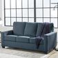 Ashley Rannis Stationary Full Sofa Sleeper in Navy, , large