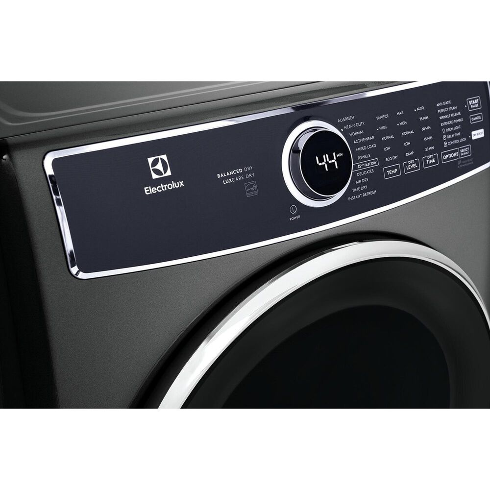 Electrolux 8 Cu. Ft. Front Load Electric Dryer with Balanced Dry in Titanium, , large