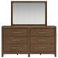 Millenium Cabalynn 4-Piece King Bedroom Set in Light Brown, , large