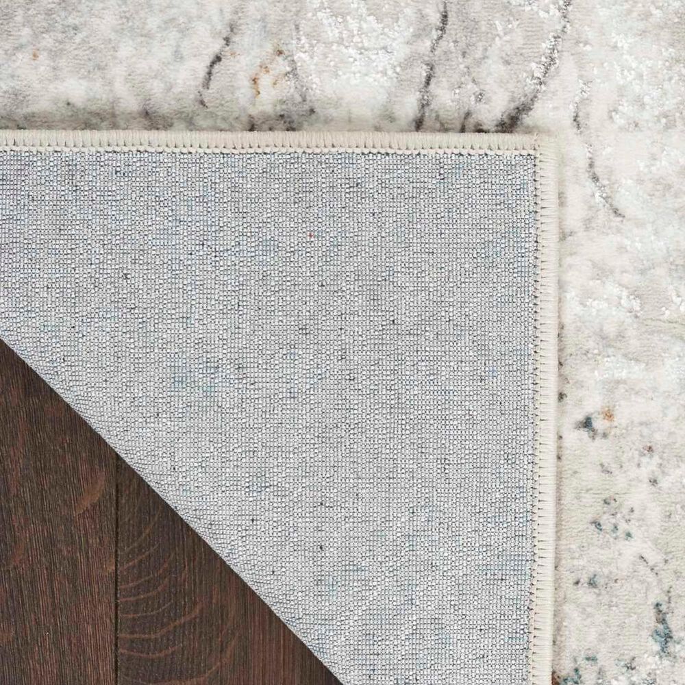 Nourison Glitz GLZ20 Grey and Multicolor 9&#39; x 12&#39; Area Rug, , large