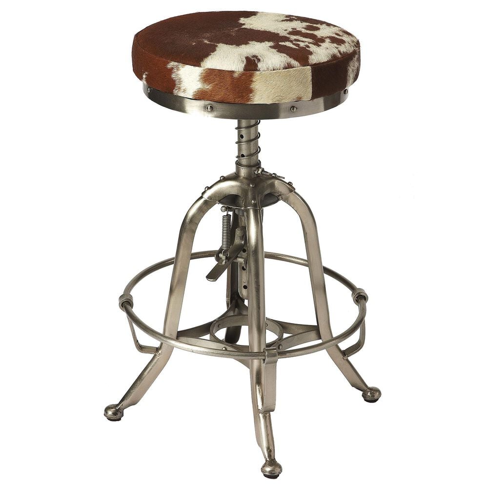 Butler Specialty Company Dovan 22&quot; Swivel Bar Stool in Silver, , large
