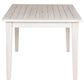 Linon Home Decor Teagon 64" Outdoor Dining Table in White, , large