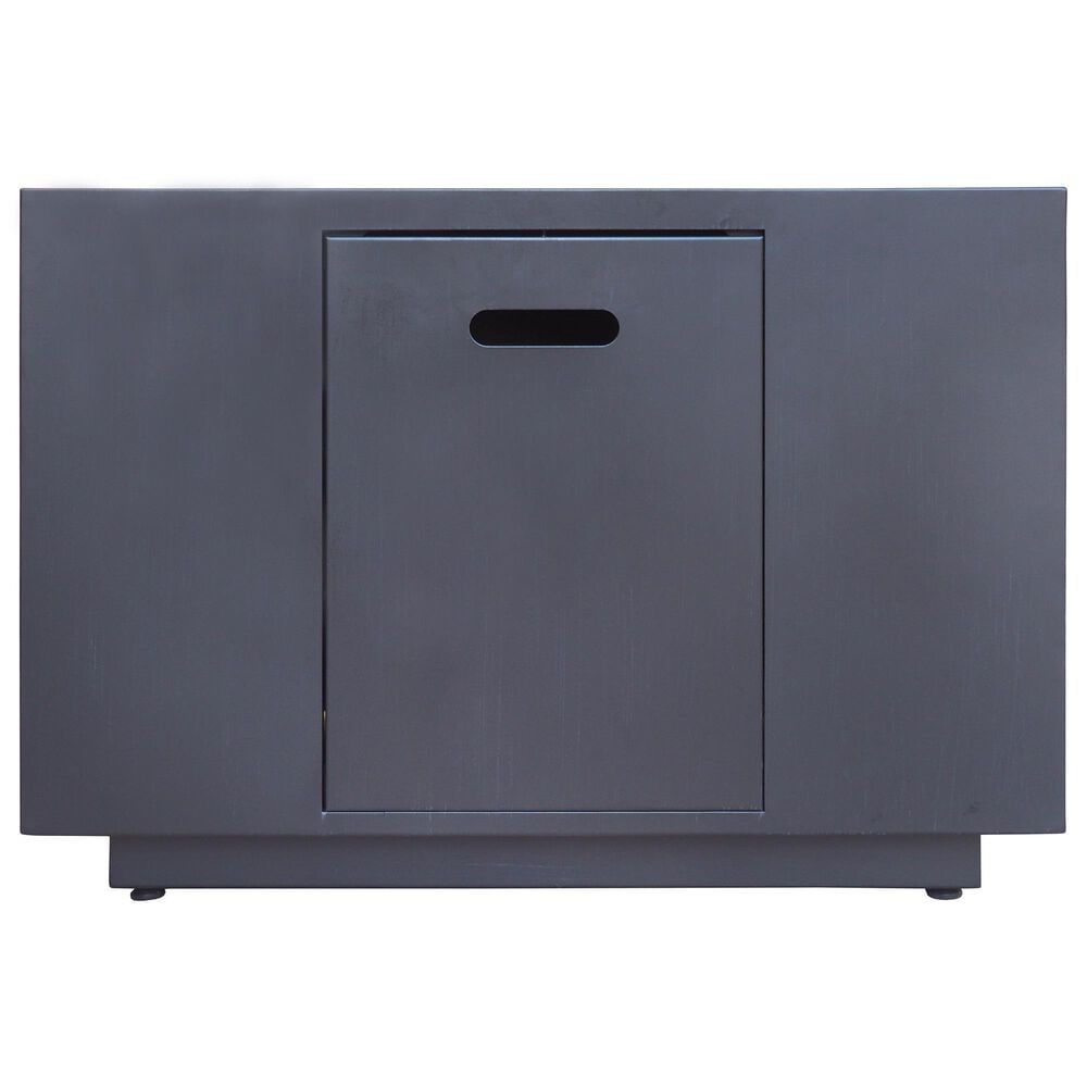 Hearth and Haven 33&quot; Square Iron Fire Pit in Dark Grey, , large