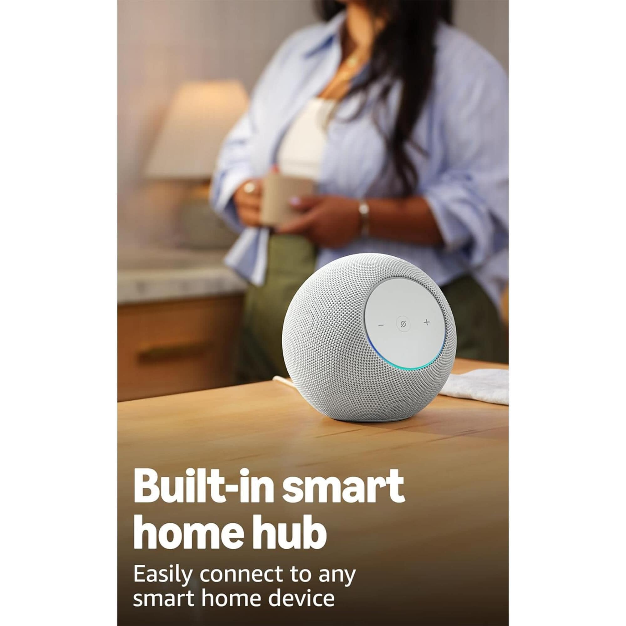 Amazon Echo Studio Smart Speaker with Dolby Atmos in Glacier White