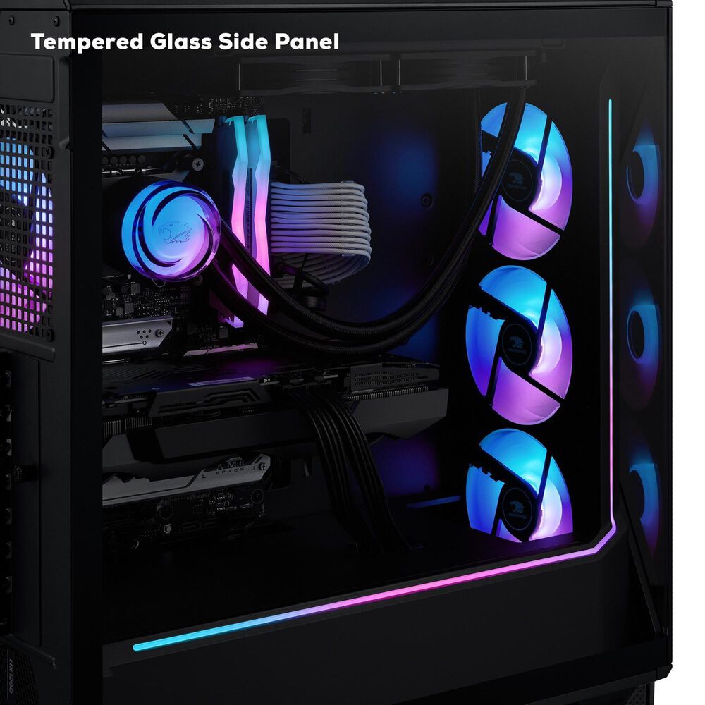 iBUYPOWER Slate 8 Mesh Gaming Desktop PC | Intel Core Ultra 7 265F - 32GB RAM - NVIDIA GeForce RTX 5070 Ti Graphics - 2TB SSD in Black, , large