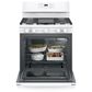 GE Appliances 5.0 Cu. Ft. Freestanding Gas Range in White, , large