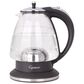 Jura H2O Glass 48 Oz Rapid Boil Kettle in Black and Polished Chrome, , large
